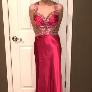 Pink gown